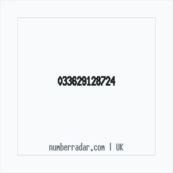 Reverse number check for +44 (3362) 912-872 — who called me?