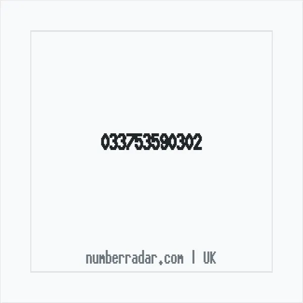 Reverse number check for +44 (3375) 359-030 — who called me?