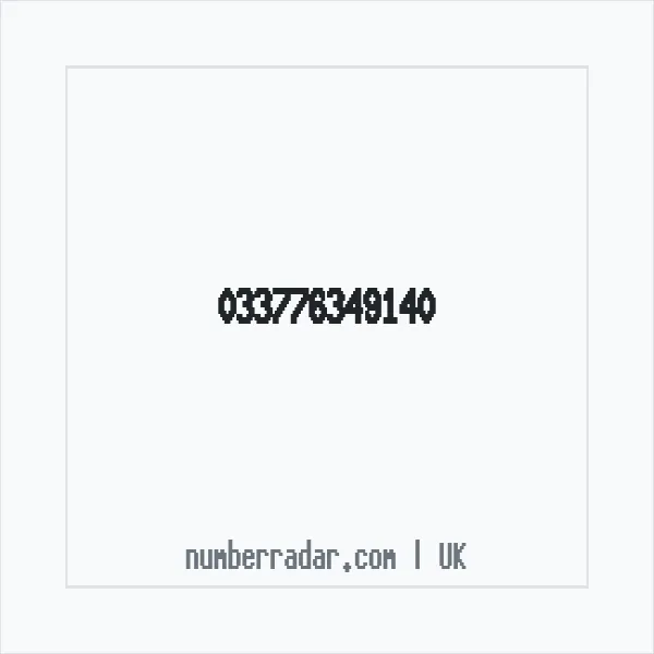 Reverse number check for +44 (3377) 634-914 — who called me?