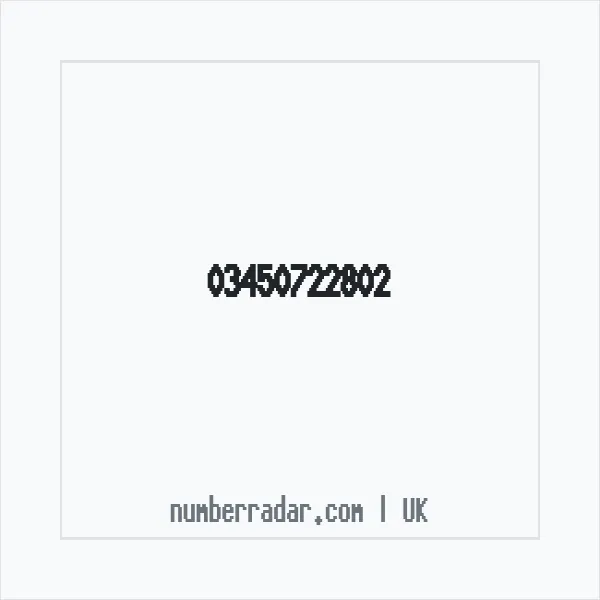 Reverse number check for +44 345 072 2802 — who called me?