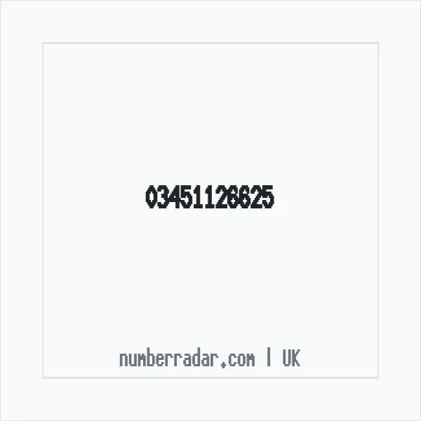 Reverse number check for +44 345 112 6625 — who called me?