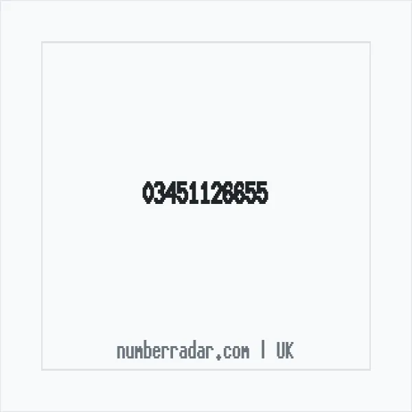 Reverse number check for +44 345 112 6655 — who called me?
