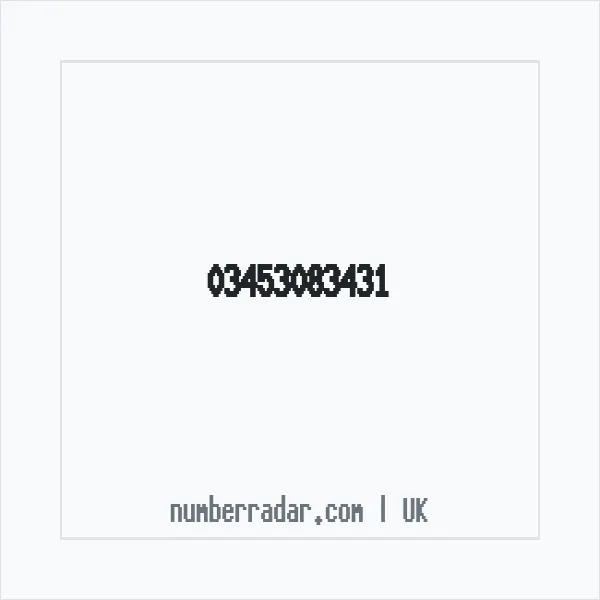 Reverse number check for +44 345 308 3431 — who called me?