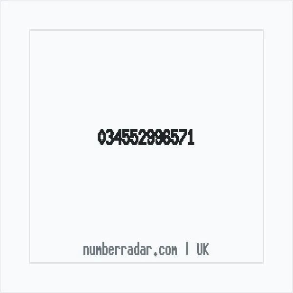 Reverse number check for +44 (3455) 299-657 — who called me?