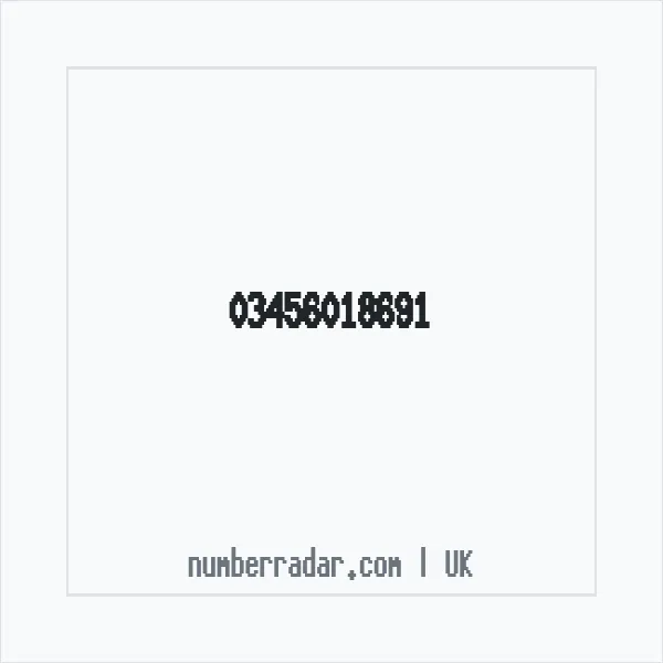 Reverse number check for +44 345 601 8691 — who called me?