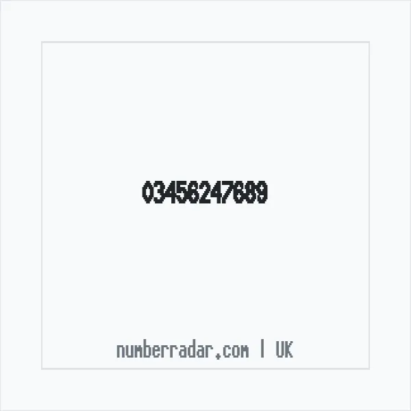 Reverse number check for +44 345 624 7689 — who called me?
