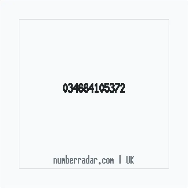Reverse number check for +44 (3466) 410-537 — who called me?