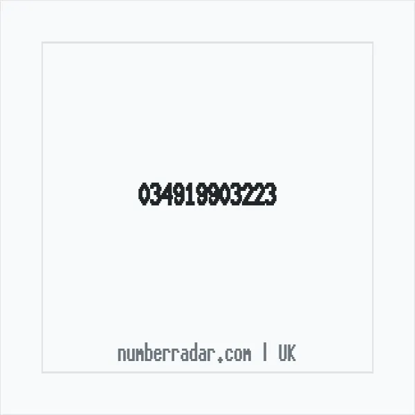 Reverse number check for +44 (3491) 990-322 — who called me?