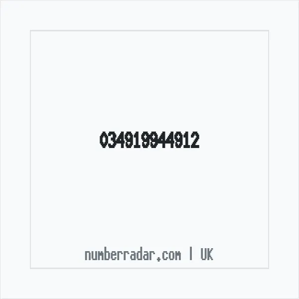 Reverse number check for +44 (3491) 994-491 — who called me?