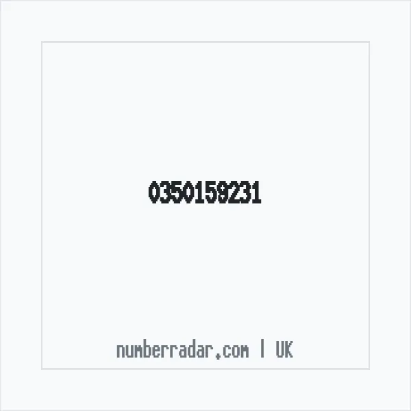 Reverse number check for +44 350159231 — who called me?