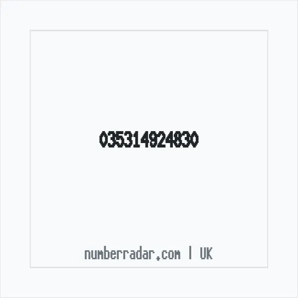 Reverse number check for +44 (3531) 492-483 — who called me?