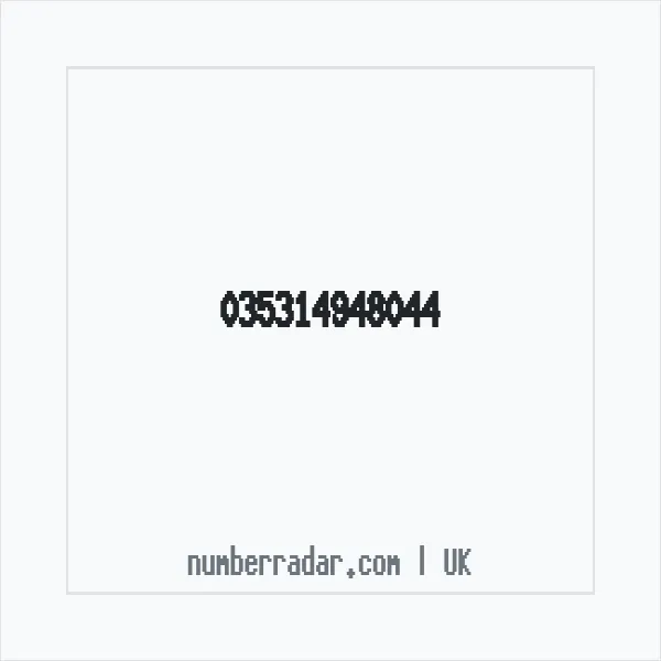 Reverse number check for +44 (3531) 494-804 — who called me?