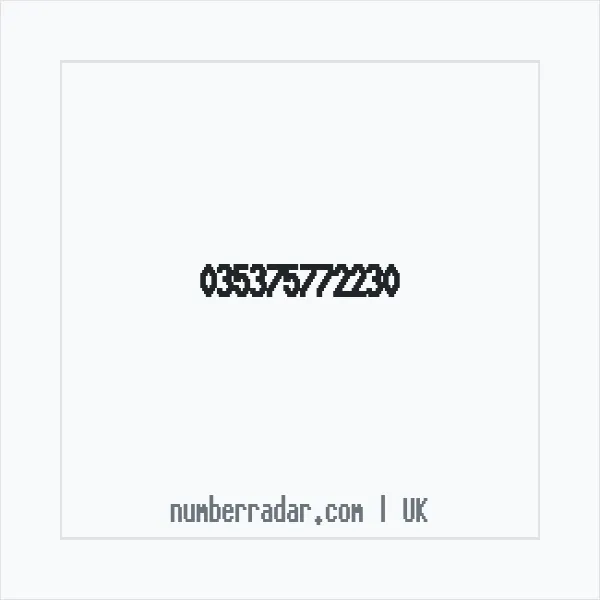 Reverse number check for +44 (3537) 577-223 — who called me?