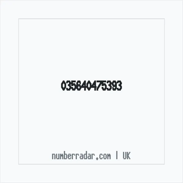 Reverse number check for +44 (3564) 047-539 — who called me?