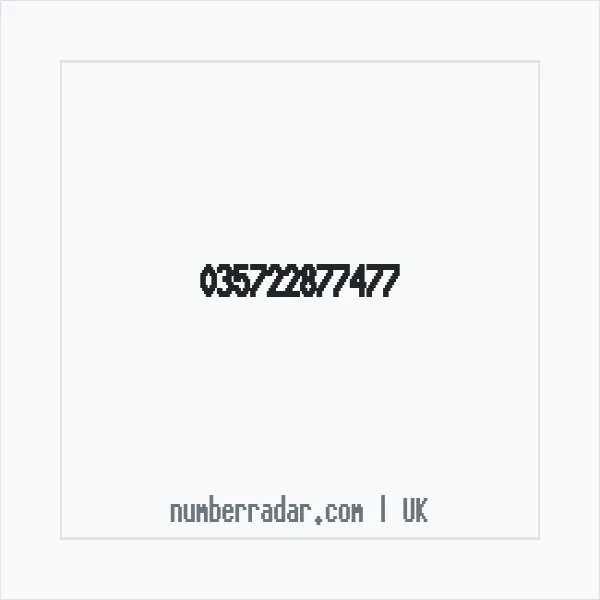 Reverse number check for +44 (3572) 287-747 — who called me?