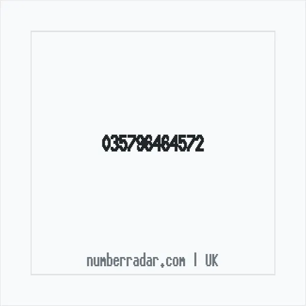 Reverse number check for +44 (3579) 646-457 — who called me?