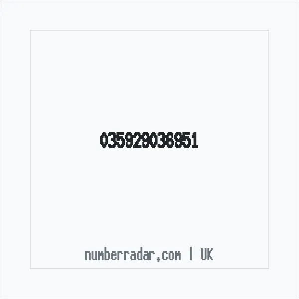 Reverse number check for +44 (3592) 903-695 — who called me?