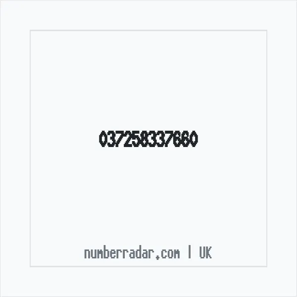 Reverse number check for +44 (3725) 833-766 — who called me?