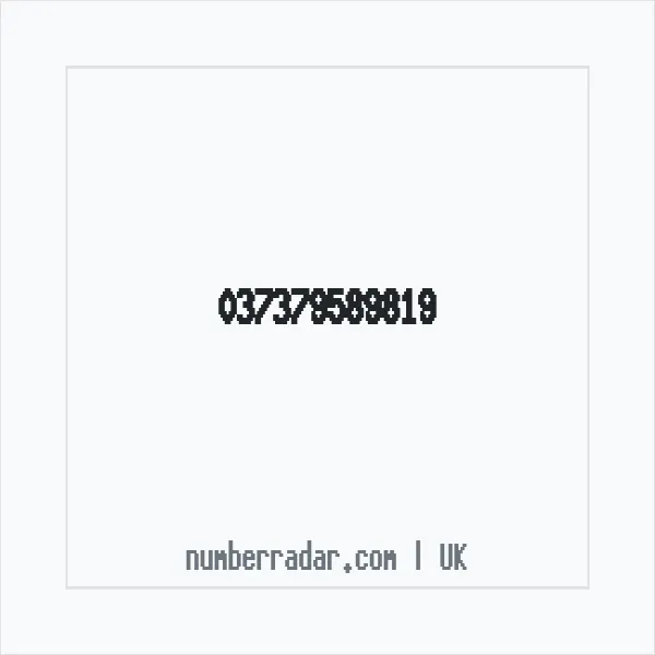 Reverse number check for +44 (3737) 958-981 — who called me?