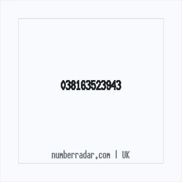 Reverse number check for +44 (3816) 352-394 — who called me?