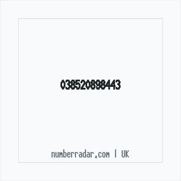 Reverse number check for +44 (3852) 089-844 — who called me?