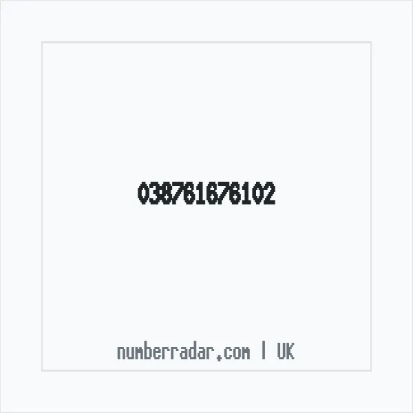 Reverse number check for +44 (3876) 167-610 — who called me?