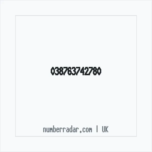 Reverse number check for +44 (3876) 374-278 — who called me?