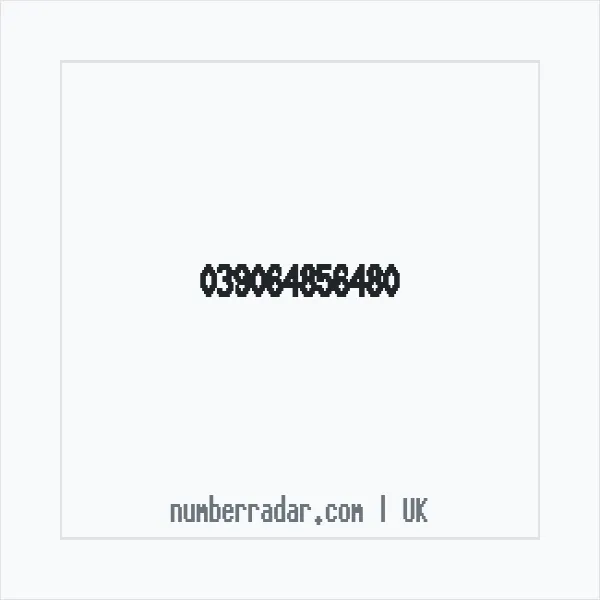 Reverse number check for +44 (3906) 485-648 — who called me?