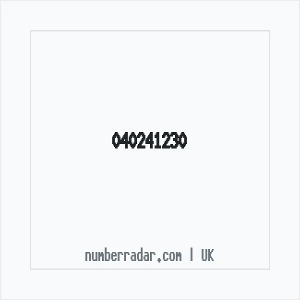 Reverse number check for +44 40241230 — who called me?