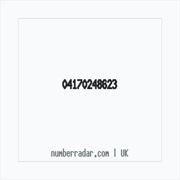 Reverse number check for +44 (4170) 248-623 — who called me?