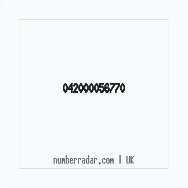 Reverse number check for +44 (4200) 005-677 — who called me?