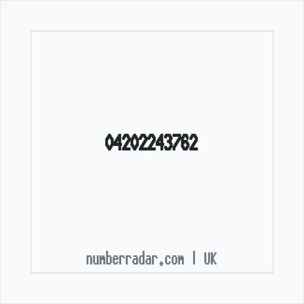 Reverse number check for +44 (4202) 243-762 — who called me?