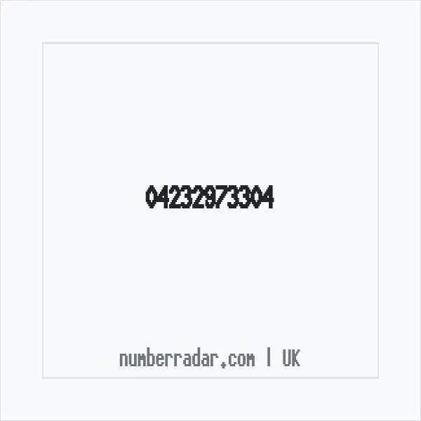 Reverse number check for +44 (4232) 973-304 — who called me?