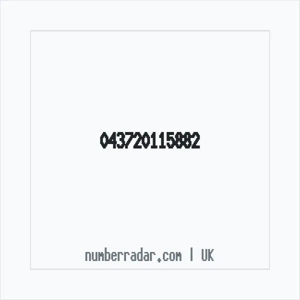 Reverse number check for +44 (4372) 011-588 — who called me?
