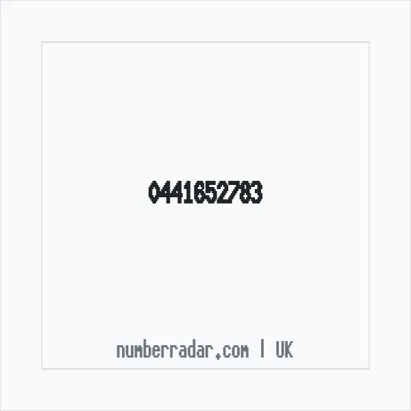 Reverse number check for +44 1652783 — who called me?