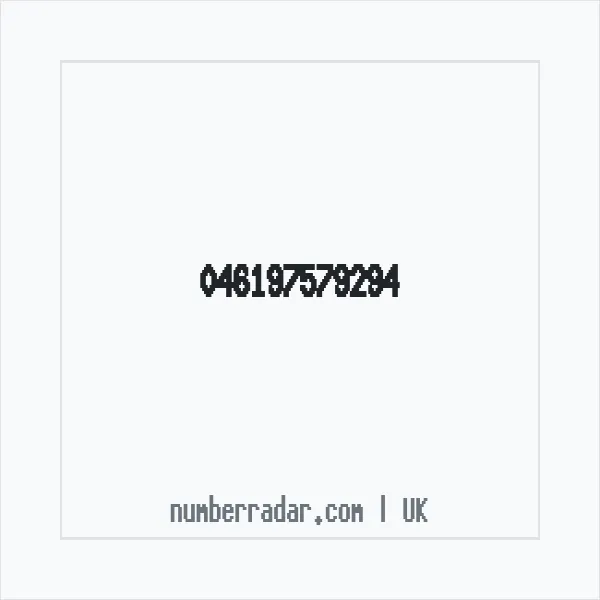 Reverse number check for +44 (4619) 757-929 — who called me?
