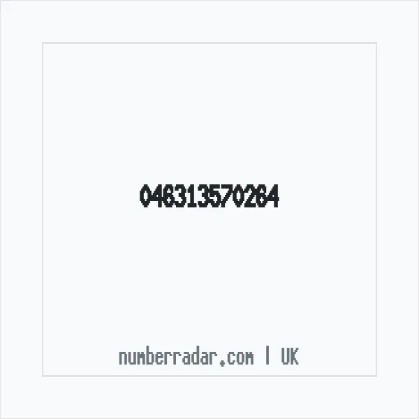 Reverse number check for +44 (4631) 357-026 — who called me?