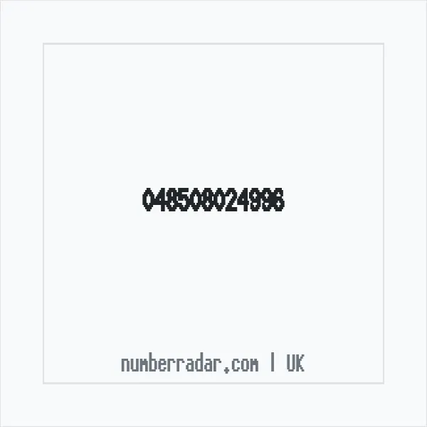 Reverse number check for +44 (4850) 802-499 — who called me?