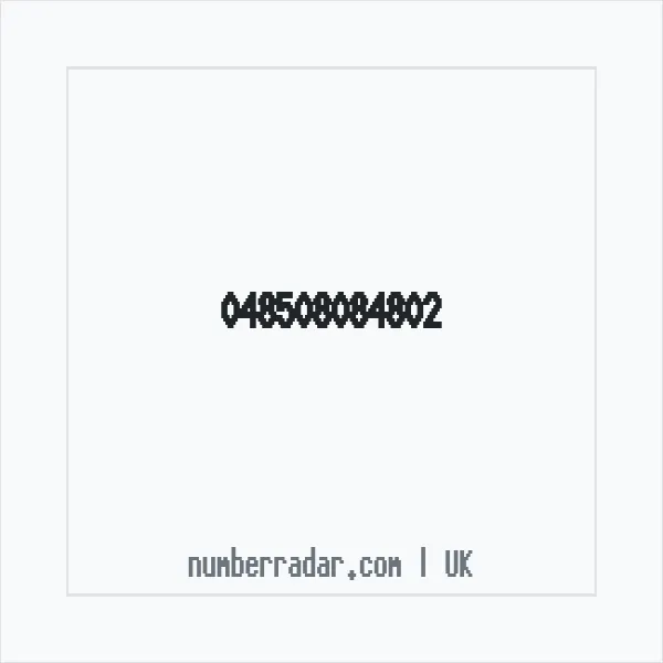 Reverse number check for +44 (4850) 808-480 — who called me?