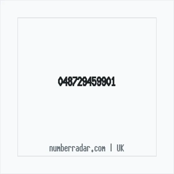 Reverse number check for +44 (4872) 945-990 — who called me?