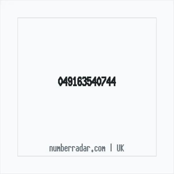 Reverse number check for +44 (4916) 354-074 — who called me?