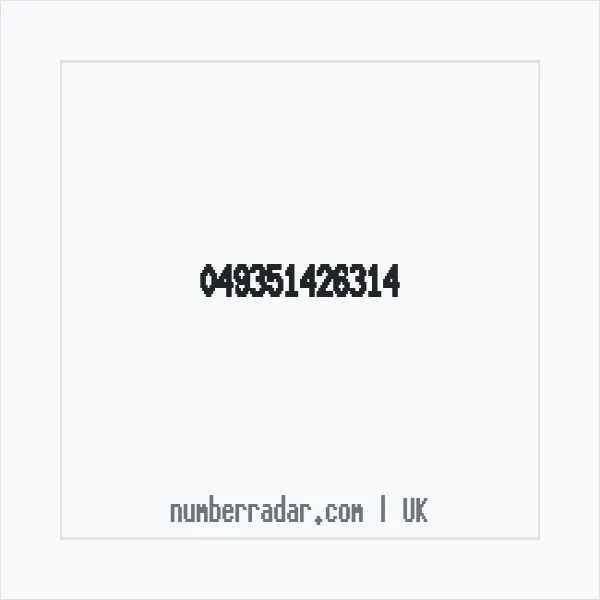 Reverse number check for +44 (4935) 142-631 — who called me?