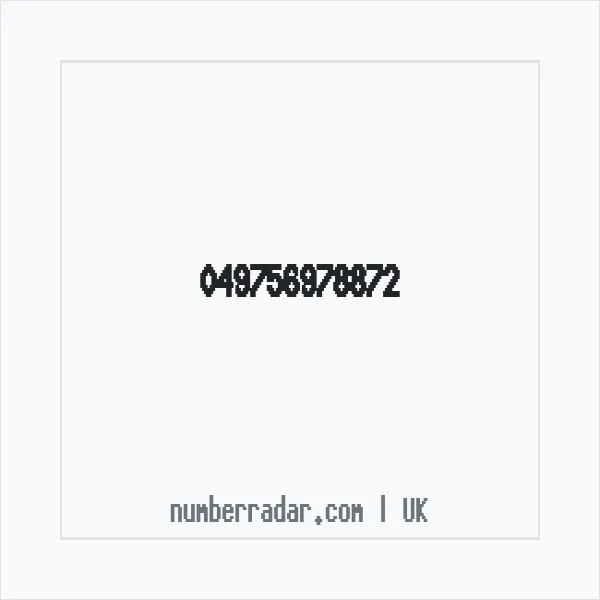 Reverse number check for +44 (4975) 697-887 — who called me?