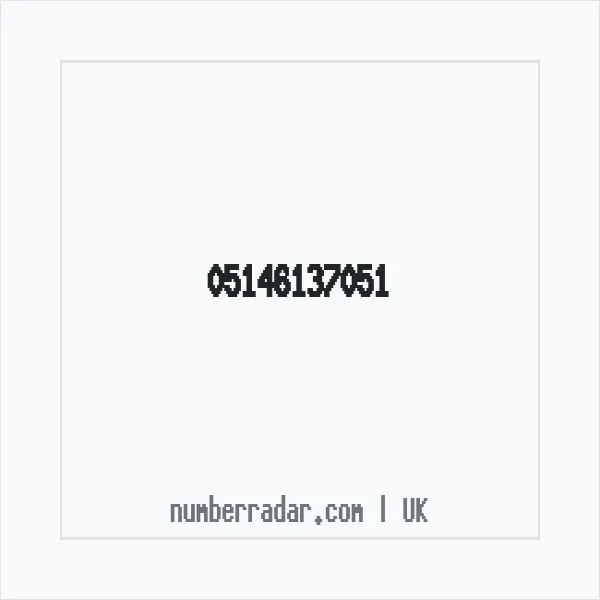 Reverse number check for +44 (5146) 137-051 — who called me?