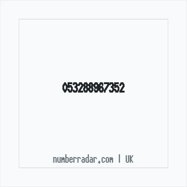 Reverse number check for +44 (5328) 896-735 — who called me?
