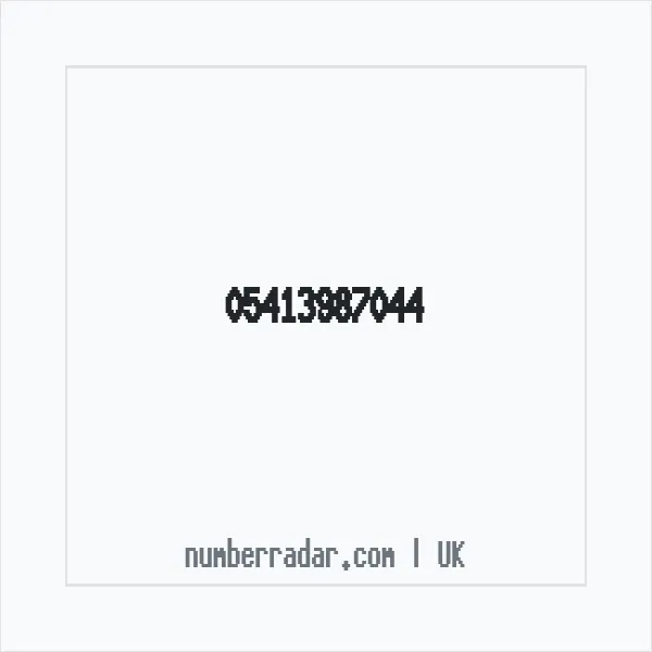 Reverse number check for +44 (5413) 987-044 — who called me?