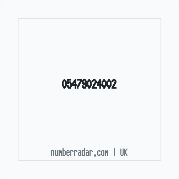 Reverse number check for +44 (5479) 024-002 — who called me?