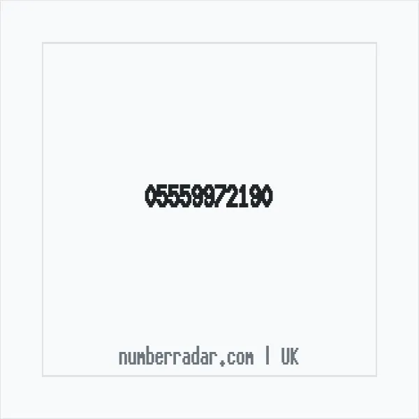 Reverse number check for +44 (5559) 972-190 — who called me?