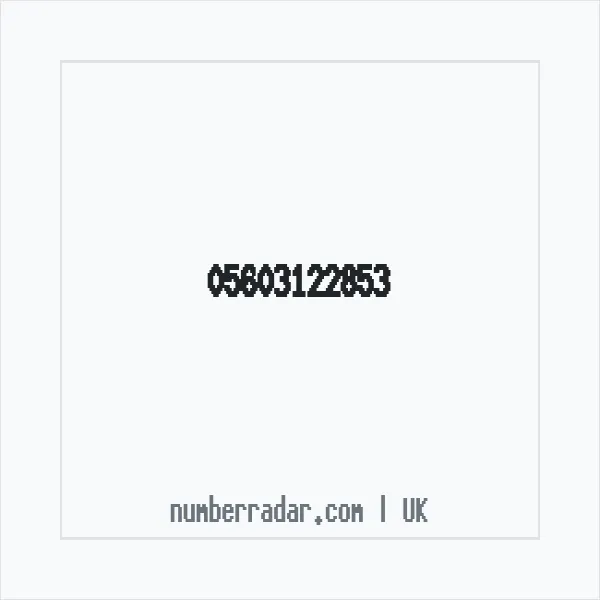 Reverse number check for +44 (5603) 122-853 — who called me?