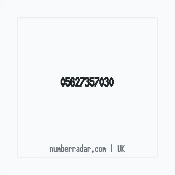 Reverse number check for +44 (5627) 357-030 — who called me?